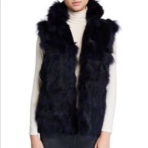 Adrienne Landau Fox Fur Vest